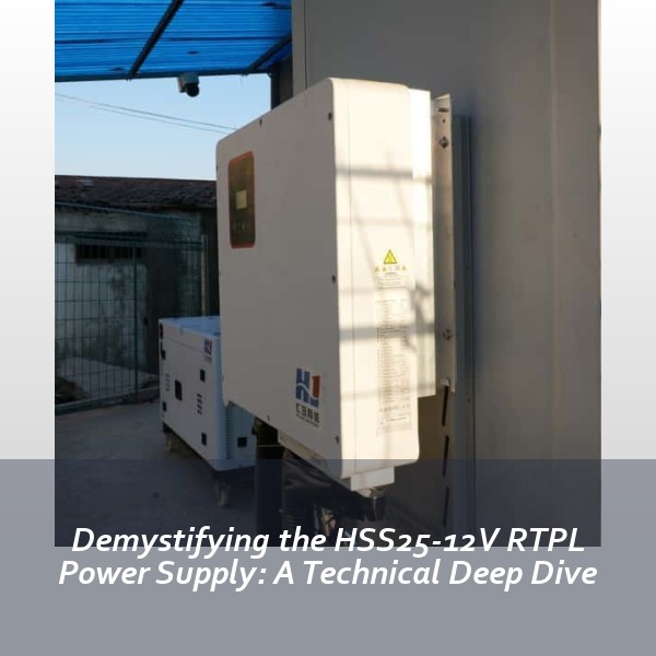 Demystifying the HSS25-12V RTPL Power Supply: A Technical Deep Dive